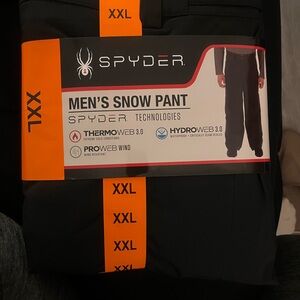 Spyder XXL Black Snow Pants